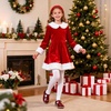 image:imageFelix amp Flora Toddler Little Girl Mary Jane Dress Shoes  Ballet Flats for Girl Party School ShoesB366pl Burgundy