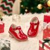 image:imageFelix amp Flora Toddler Little Girl Mary Jane Dress Shoes  Ballet Flats for Girl Party School ShoesB366pl Red