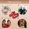 image:imageFelix amp Flora Toddler Little Girl Mary Jane Dress Shoes  Ballet Flats for Girl Party School ShoesB366red