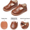 image:imageFelix amp Flora Toddler Little Girl Mary Jane Dress Shoes  Ballet Flats for Girl Party School ShoesB366retro Brown