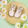 image:imageFelix amp Flora Toddler Little Girl Mary Jane Dress Shoes  Ballet Flats for Girl Party School ShoesB368beige