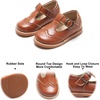 image:imageFelix amp Flora Toddler Little Girl Mary Jane Dress Shoes  Ballet Flats for Girl Party School ShoesB368brown