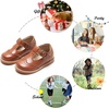 image:imageFelix amp Flora Toddler Little Girl Mary Jane Dress Shoes  Ballet Flats for Girl Party School ShoesB368brown