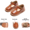 image:imageFelix amp Flora Toddler Little Girl Mary Jane Dress Shoes  Ballet Flats for Girl Party School ShoesB369brown