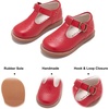 image:imageFelix amp Flora Toddler Little Girl Mary Jane Dress Shoes  Ballet Flats for Girl Party School ShoesB369red
