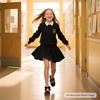 image:imageFelix amp Flora Toddler Little Girl Mary Jane Dress Shoes  Ballet Flats for Girl Party School ShoesB380black