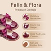 image:imageFelix amp Flora Toddler Little Girl Mary Jane Dress Shoes  Ballet Flats for Girl Party School ShoesB380burgundy