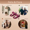 image:imageFelix amp Flora Toddler Little Girl Mary Jane Dress Shoes  Ballet Flats for Girl Party School ShoesB380burgundy