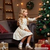 image:imageFelix amp Flora Toddler Little Girl Mary Jane Dress Shoes  Ballet Flats for Girl Party School ShoesB380gold