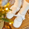 image:imageFelix amp Flora Toddler Little Girl Mary Jane Dress Shoes  Ballet Flats for Girl Party School ShoesB380white