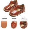 image:imageFelix amp Flora Toddler Little Girl Mary Jane Dress Shoes  Ballet Flats for Girl Party School ShoesB383brown
