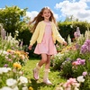 image:imageFelix amp Flora Toddler Little Girl Mary Jane Dress Shoes  Ballet Flats for Girl Party School ShoesB392baby Pink