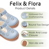 image:imageFelix amp Flora Toddler Little Girl Mary Jane Dress Shoes  Ballet Flats for Girl Party School ShoesB392blue