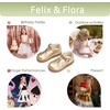 image:imageFelix amp Flora Toddler Little Girl Mary Jane Dress Shoes  Ballet Flats for Girl Party School ShoesB392gold
