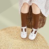 image:imageFelix amp Flora Toddler Little Girl Mary Jane Dress Shoes  Ballet Flats for Girl Party School ShoesB392white