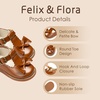 image:imageFelix amp Flora Toddler Little Girl Mary Jane Dress Shoes  Ballet Flats for Girl Party School ShoesB399fl Brown