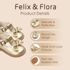 image:imageFelix amp Flora Toddler Little Girl Mary Jane Dress Shoes  Ballet Flats for Girl Party School ShoesB399fl Gold