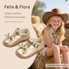 image:imageFelix amp Flora Toddler Little Girl Mary Jane Dress Shoes  Ballet Flats for Girl Party School ShoesB399fl Gold