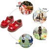 image:imageFelix amp Flora Toddler Little Girl Mary Jane Dress Shoes  Ballet Flats for Girl Party School ShoesB399red