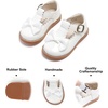image:imageFelix amp Flora Toddler Little Girl Mary Jane Dress Shoes  Ballet Flats for Girl Party School ShoesB399white