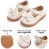 image:imageFelix amp Flora Toddler Little Girl Mary Jane Dress Shoes  Ballet Flats for Girl Party School ShoesB400beige