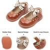 image:imageFelix amp Flora Toddler Little Girl Mary Jane Dress Shoes  Ballet Flats for Girl Party School ShoesB402brown