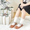 image:imageFelix amp Flora Toddler Little Girl Mary Jane Dress Shoes  Ballet Flats for Girl Party School ShoesB402brown