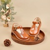 image:imageFelix amp Flora Toddler Little Girl Mary Jane Dress Shoes  Ballet Flats for Girl Party School ShoesB409brown