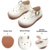 image:imageFelix amp Flora Toddler Little Girl Mary Jane Dress Shoes  Ballet Flats for Girl Party School ShoesB409ivory White