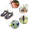 image:imageFelix amp Flora Toddler Little Girl Mary Jane Dress Shoes  Ballet Flats for Girl Party School ShoesB409navy Blue