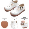 image:imageFelix amp Flora Toddler Little Girl Mary Jane Dress Shoes  Ballet Flats for Girl Party School ShoesB409white