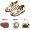 image:imageFelix amp Flora Toddler Little Girl Princess Dress ShoesMary Jane Flats for Girl Party School ShoesB386gold