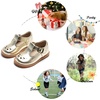 image:imageFelix amp Flora Toddler Little Girl Princess Dress ShoesMary Jane Flats for Girl Party School ShoesB386gold