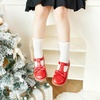 image:imageFelix amp Flora Toddler Little Girl Princess Dress ShoesMary Jane Flats for Girl Party School ShoesB404red