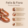 image:imageFelix amp Flora Toddler Little Girl Princess Dress ShoesMary Jane Flats for Girl Party School ShoesB417brown