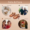 image:imageFelix amp Flora Toddler Little Girl Princess Dress ShoesMary Jane Flats for Girl Party School ShoesB417brown