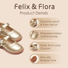 image:imageFelix amp Flora Toddler Little Girl Princess Dress ShoesMary Jane Flats for Girl Party School ShoesB417gold