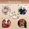 image:imageFelix amp Flora Toddler Little Girl Princess Dress ShoesMary Jane Flats for Girl Party School ShoesB417ivory White