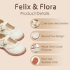 image:imageFelix amp Flora Toddler Little Girl Princess Dress ShoesMary Jane Flats for Girl Party School ShoesB417ivory White