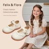 image:imageFelix amp Flora Toddler Little Girl Princess Dress ShoesMary Jane Flats for Girl Party School ShoesB417ivory White