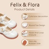 image:imageFelix amp Flora Toddler Little Girl Princess Dress ShoesMary Jane Flats for Girl Party School ShoesB417pl White