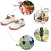 image:imageFelix amp Flora Toddler Little Girl Princess Dress ShoesMary Jane Flats for Girl Party School ShoesB417white