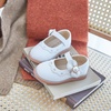 image:imageFelix amp Flora Toddler Little Girl Princess Dress ShoesMary Jane Flats for Girl Party School ShoesB417white