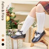 image:imageFelix amp Flora Toddler Little Girl Princess Dress ShoesMary Jane Flats for Girl Party School ShoesB418black