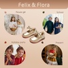 image:imageFelix amp Flora Toddler Little Girl Princess Dress ShoesMary Jane Flats for Girl Party School ShoesB418gold