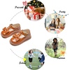 image:imageFelix amp Flora Toddler Little Girl Princess Dress ShoesMary Jane Flats for Girl Party School ShoesB420brown