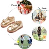 image:imageFelix amp Flora Toddler Little Girl Princess Dress ShoesMary Jane Flats for Girl Party School ShoesB420gold