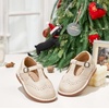 image:imageFelix amp Flora Toddler Little Girl Princess Dress ShoesMary Jane Flats for Girl Party School ShoesB422beige
