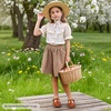 image:imageFelix amp Flora Toddler Little Girl Princess Dress ShoesMary Jane Flats for Girl Party School ShoesB422brown