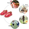 image:imageFelix amp Flora Toddler Little Girl Princess Dress ShoesMary Jane Flats for Girl Party School ShoesB422red